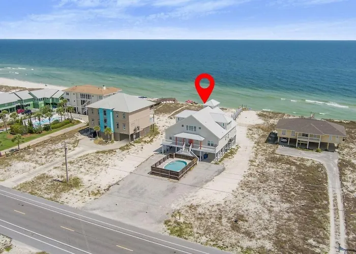 Dear Time House- Elevator Sleeps 10 Pool Holiday home Gulf Shores
